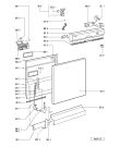 Схема №1 ADL 310 с изображением Обшивка для посудомоечной машины Whirlpool 481245371167