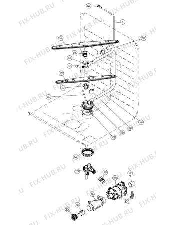 Схема №1 D609 SF   -White Bi (180659, DW20.1) с изображением Панель управления для посудомойки Gorenje 266104