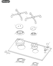 Схема №1 DEGH60BG с изображением Фитинг для плиты (духовки) DELONGHI 094717