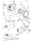 Схема №1 AWM 1312 с изображением Ручка (крючок) люка для стиральной машины Whirlpool 480111103057