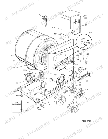 Схема №1 G73VUEX (F029343) с изображением Обшивка для стиральной машины Indesit C00095951