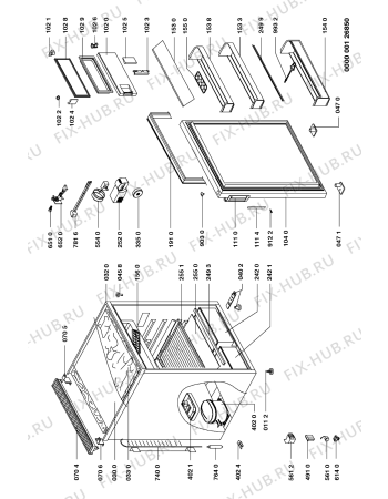 Схема №1 KVMC 1342/2 с изображением Обшивка для холодильной камеры Whirlpool 481946089679