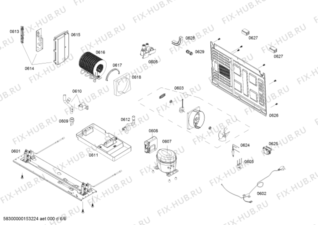 Схема №1 SXSVZFCPE с изображением Выдвижной ящик для холодильника Bosch 00704480