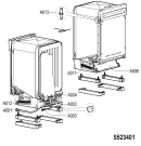 Схема №1 GS 4996 G/1 WH с изображением Блок управления для электропосудомоечной машины Whirlpool 481221818038