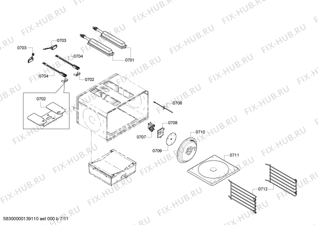 Схема №1 PRG364ELG с изображением Титульный лист для духового шкафа Bosch 00494374