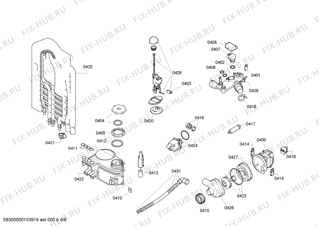 Схема №1 BM3002 с изображением Панель управления для посудомойки Bosch 00675634