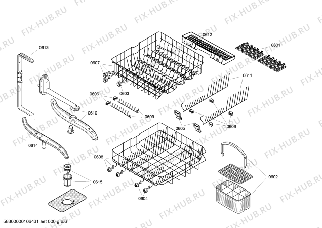 Схема №1 SE34A434 с изображением Передняя панель для посудомойки Siemens 00436520