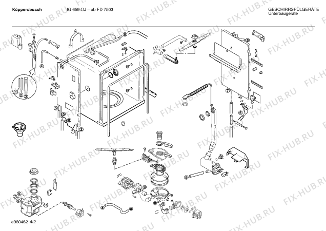 Схема №1 SMIKBC7 IG 695 OJ с изображением Панель для посудомоечной машины Bosch 00289652