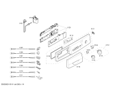 Схема №1 WFO2060AU Maxx1000 с изображением Панель управления для стиральной машины Bosch 00434710