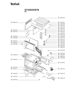 Схема №1 OF265830/B7B с изображением Дверка для духового шкафа Tefal SS-986054