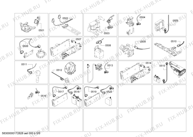 Схема №1 WM16S443 iQ700 varioPerfect с изображением Ручка для стиралки Siemens 00653653