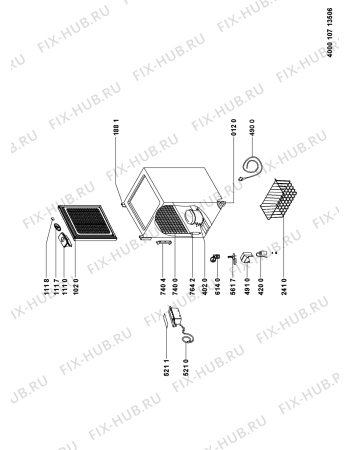 Схема №1 CE1050 с изображением Дверь для холодильной камеры Whirlpool 481010716997