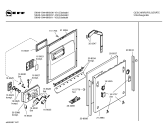 Схема №1 S4449N0 SI649 с изображением Передняя панель для электропосудомоечной машины Bosch 00299767