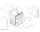 Схема №1 SMS44GW00R Serie4, SilencePlus с изображением Передняя панель для посудомойки Bosch 11021912