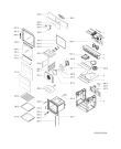 Схема №1 AKZ498/IX с изображением Панель для духового шкафа Whirlpool 481245249056