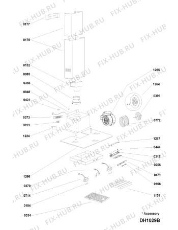 Схема №1 AE 9017 E с изображением Стекло для вытяжки Whirlpool 481245088446