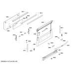 Схема №1 U15E42N0AU с изображением Внешняя дверь для духового шкафа Bosch 00683304