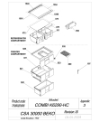 Схема №1 BEKO CSA 30000 (7508020006) с изображением Дверца для холодильной камеры Beko 4545440120