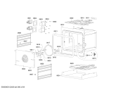 Схема №1 HB36D8Z0C с изображением Вентиляционная решетка для плиты (духовки) Siemens 00664417