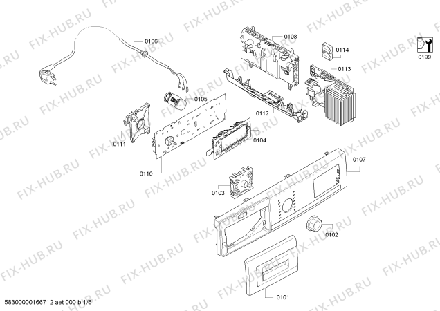 Схема №1 WTY88740TR HomeProfessional selfCleaning Condenser с изображением Дисплейный модуль запрограммирован для электросушки Bosch 00638582