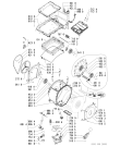 Схема №1 AWE 8723 с изображением Обшивка для стиралки Whirlpool 481245214465