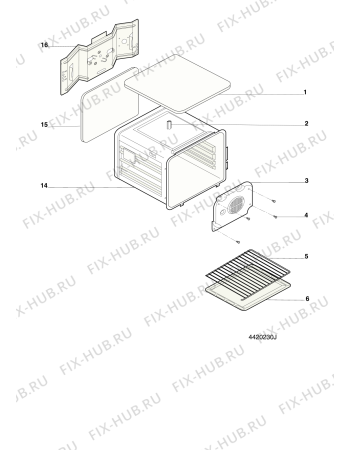 Схема №1 OK89ED0XHA (F087042) с изображением Субмодуль для плиты (духовки) Indesit C00308505
