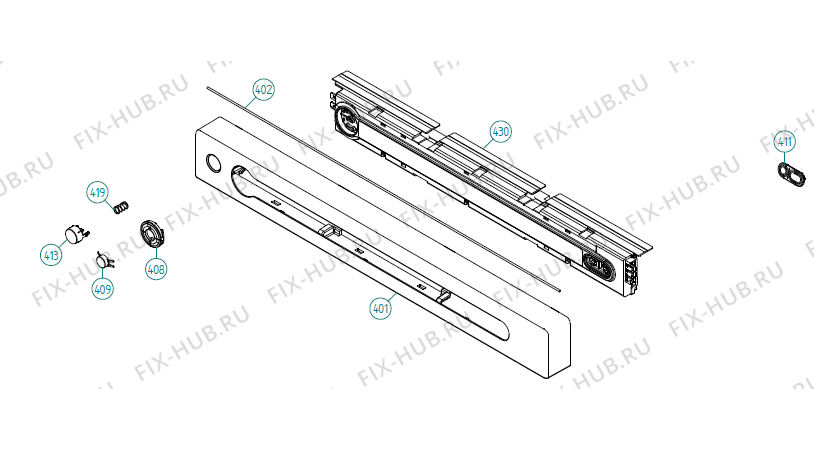 Взрыв-схема стиральной машины Asko T794C FI RU   -Titanium (369466, TD70.3) - Схема узла 04