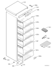 Схема №1 A70220GS с изображением Контейнер для холодильной камеры Aeg 2275077267