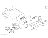 Схема №1 HEI7132C с изображением Стеклянная полка для электропечи Bosch 00448863