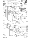 Схема №1 AWM 1203 с изображением Кнопка, ручка переключения для стиралки Whirlpool 481251318138