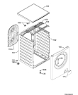 Схема №1 L60270MFL с изображением Декоративная панель для стиральной машины Aeg 140011133018