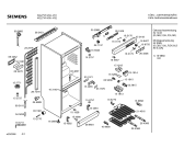 Схема №1 KG27VF4 с изображением Дверь морозильной камеры для холодильника Siemens 00214014