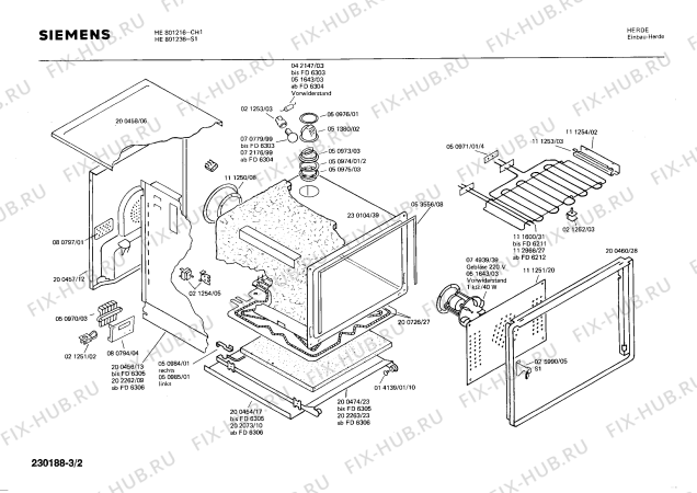 Схема №1 HE8012 с изображением Шина для электропечи Siemens 00111254