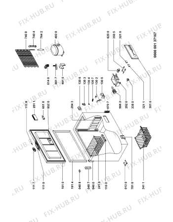 Схема №1 AFG 6406-B с изображением Компрессор для холодильника Whirlpool 481236039021