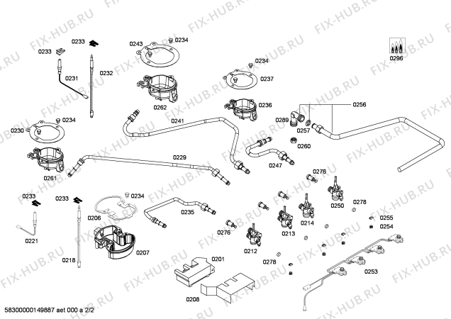 Схема №1 EC645HV90N ENC.EC645HV90N 3G+1W TIMER SE60F IH5 с изображением Варочная панель для плиты (духовки) Siemens 00683232