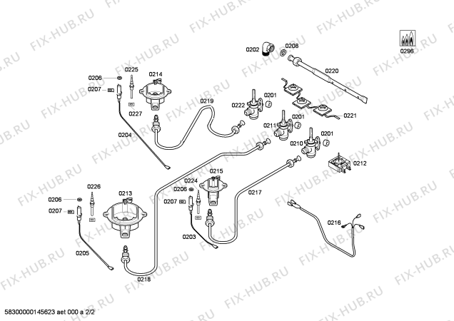 Схема №1 EC64151LT с изображением Столешница для плиты (духовки) Siemens 00249255