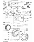 Схема №1 WAK 1470 с изображением Обшивка для стиральной машины Whirlpool 480111102365