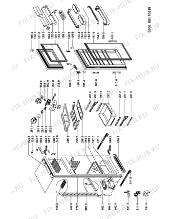 Схема №1 KDI 2800/A с изображением Другое для холодильника Whirlpool 481231028288