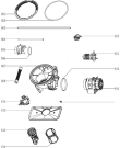 Схема №1 DEDW645SI с изображением Шланг (трубка) для посудомоечной машины DELONGHI DAU1590942