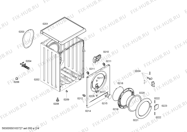 Схема №1 WM06A161TR с изображением Панель управления для стиралки Siemens 00669745