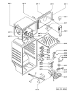 Схема №1 ARG 457/G с изображением Кнопка для холодильной камеры Whirlpool 481941348132