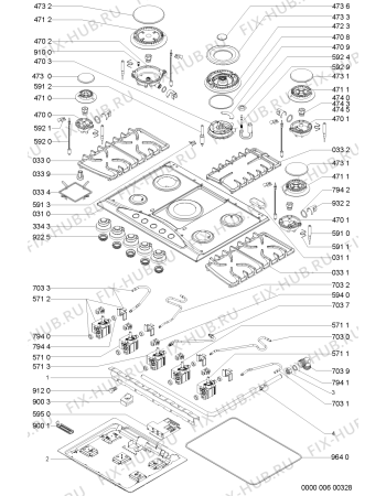 Схема №1 AKM 394/AE с изображением Крышка для электропечи Whirlpool 481236068836