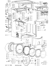 Схема №1 WAB 8900-DK,N с изображением Блок управления для стиральной машины Whirlpool 480111100373