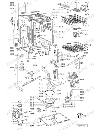 Схема №1 GSIK 6381 IN с изображением Микромодуль для посудомойки Whirlpool 481221838297