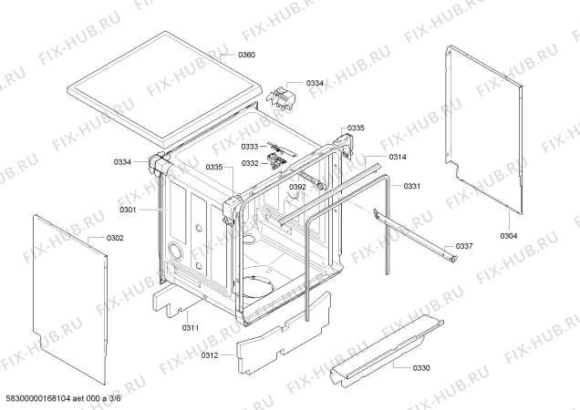 Схема №1 SN65E008IL made in Germany с изображением Электропитание Bosch 00646108