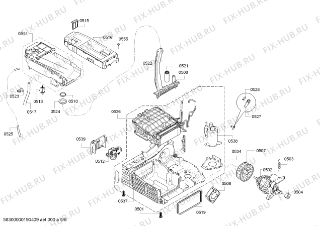 Схема №1 WTW84260BY с изображением Панель управления для сушилки Bosch 11010966