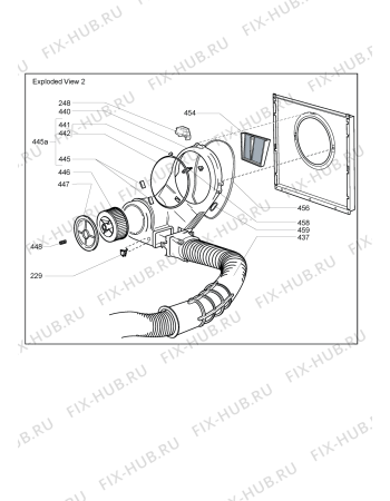 Схема №1 0312 432 15121 с изображением Декоративная панель для электросушки Whirlpool 482000014317
