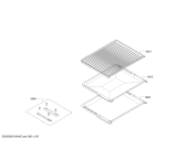 Схема №1 HEB33D320 с изображением Фронтальное стекло для плиты (духовки) Bosch 00688309