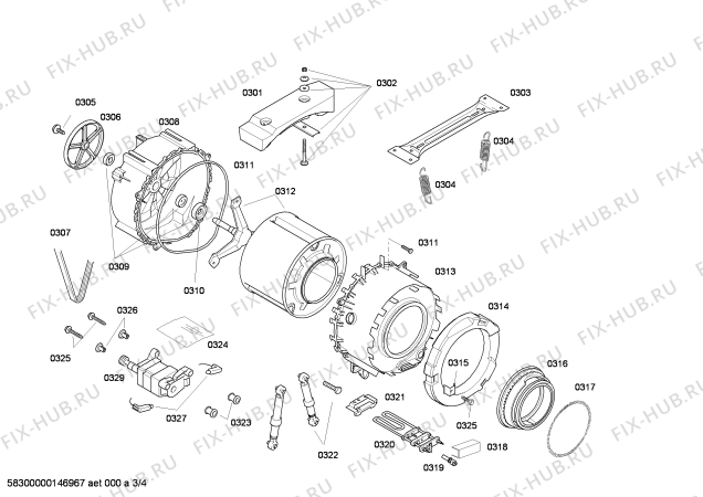 Схема №1 WAE20261IL с изображением Крышка для стиралки Bosch 00685167