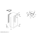 Схема №1 KIR25472FF с изображением Дверь для холодильной камеры Bosch 00236213